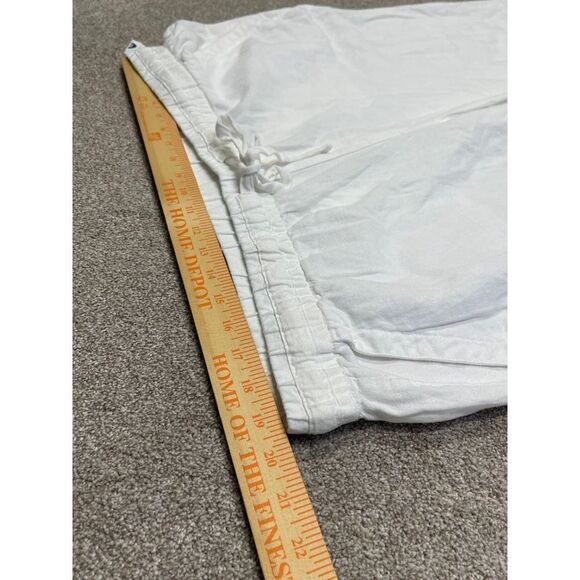 Old navy womens wide leg pull on pants sz X-Large high rise white line blend nwt - Picture 8 of 12